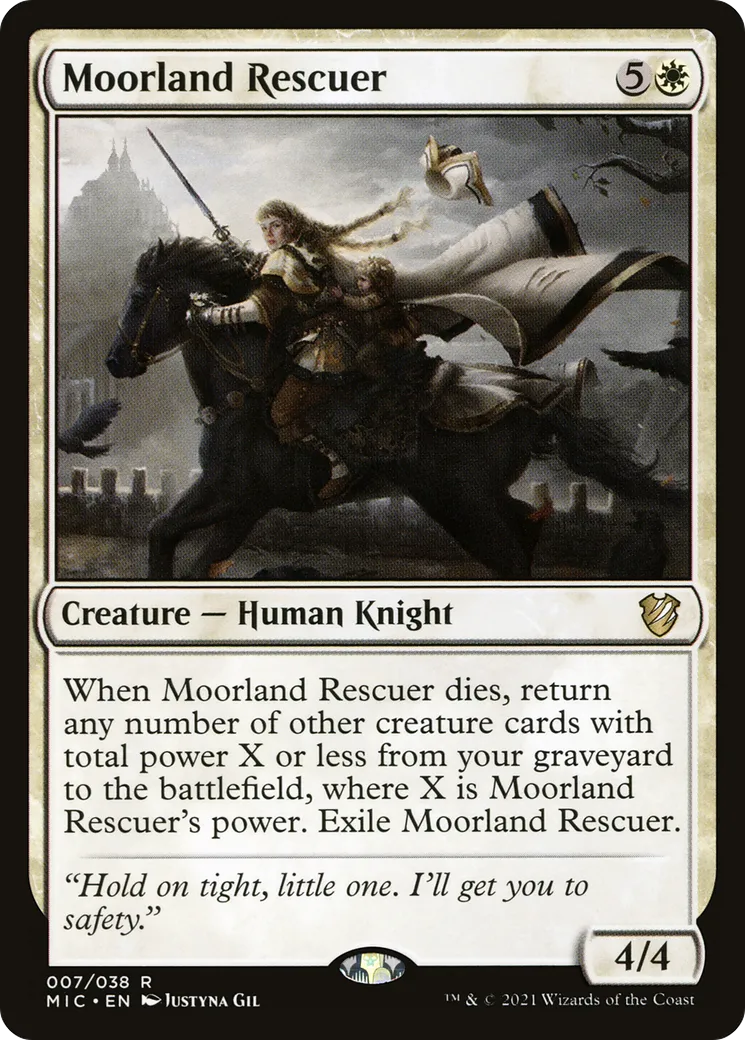 Moorland Rescuer — Midnight Hunt Commander — Magic: The Gathering