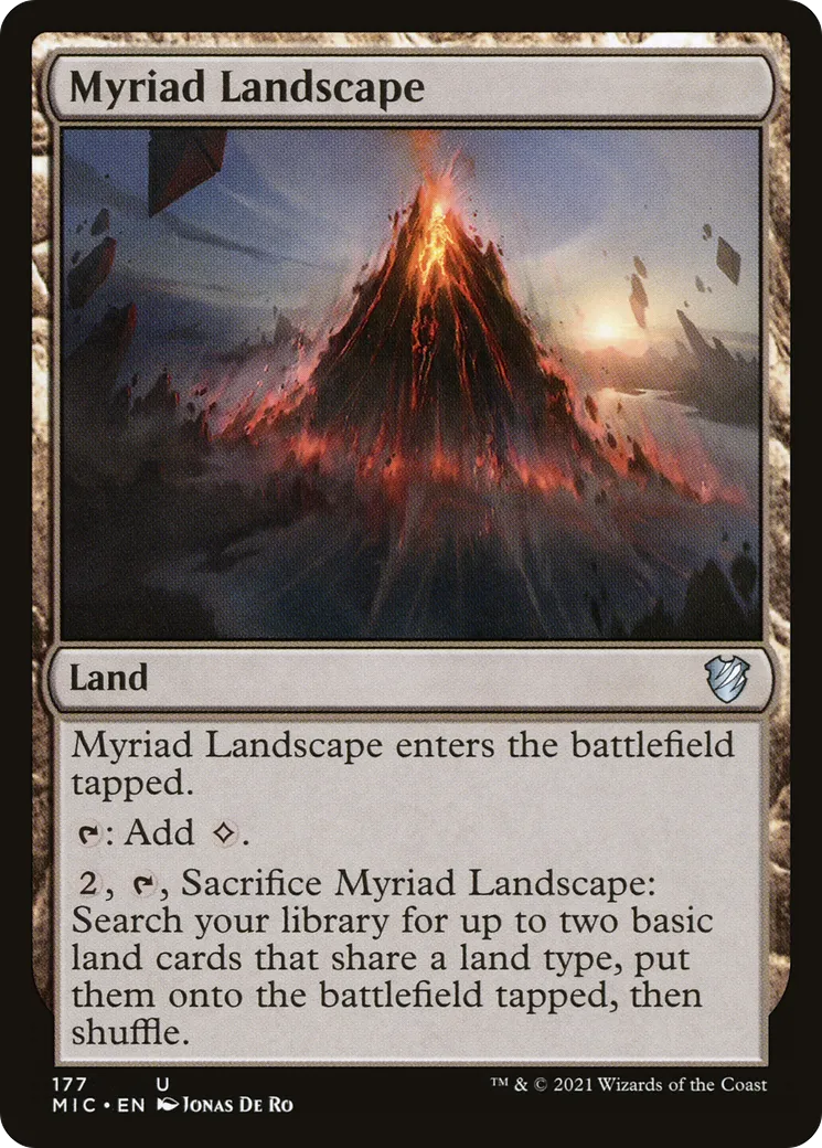 Paysage myriadaire — Midnight Hunt Commander — Magic: The Gathering