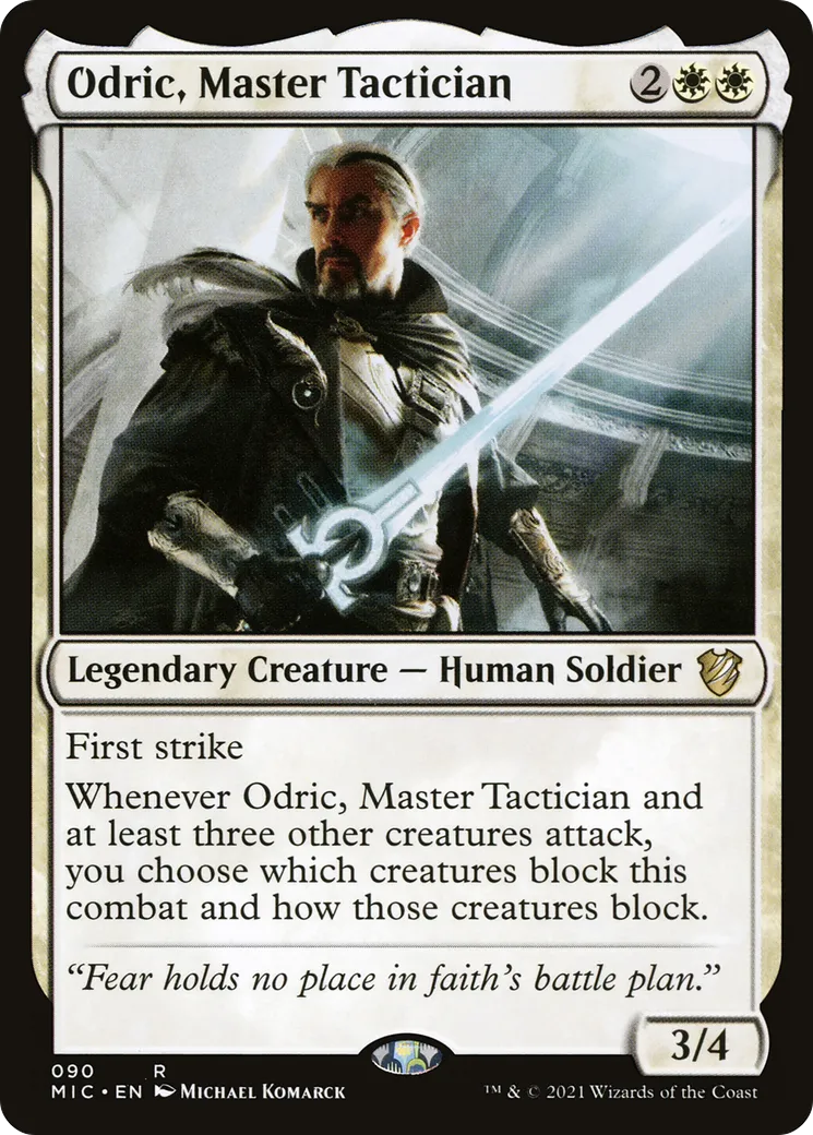 Odric, maître tacticien — Midnight Hunt Commander — Magic: The Gathering