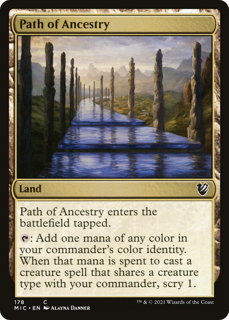 Path of Ancestry — Midnight Hunt Commander — Magic: The Gathering