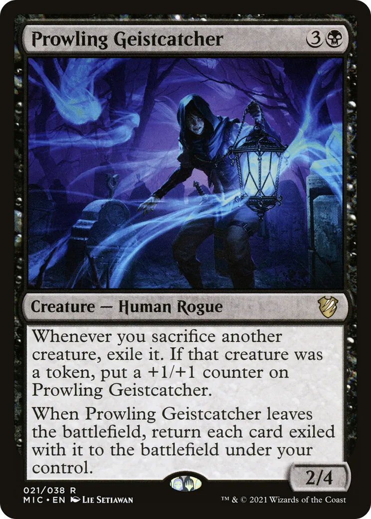 Prowling Geistcatcher — Midnight Hunt Commander — Magic: The Gathering
