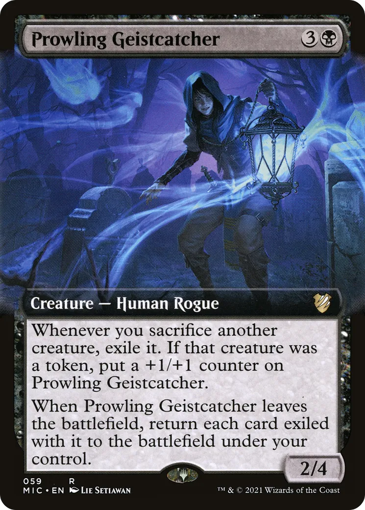 Prowling Geistcatcher — Midnight Hunt Commander — Magic: The Gathering
