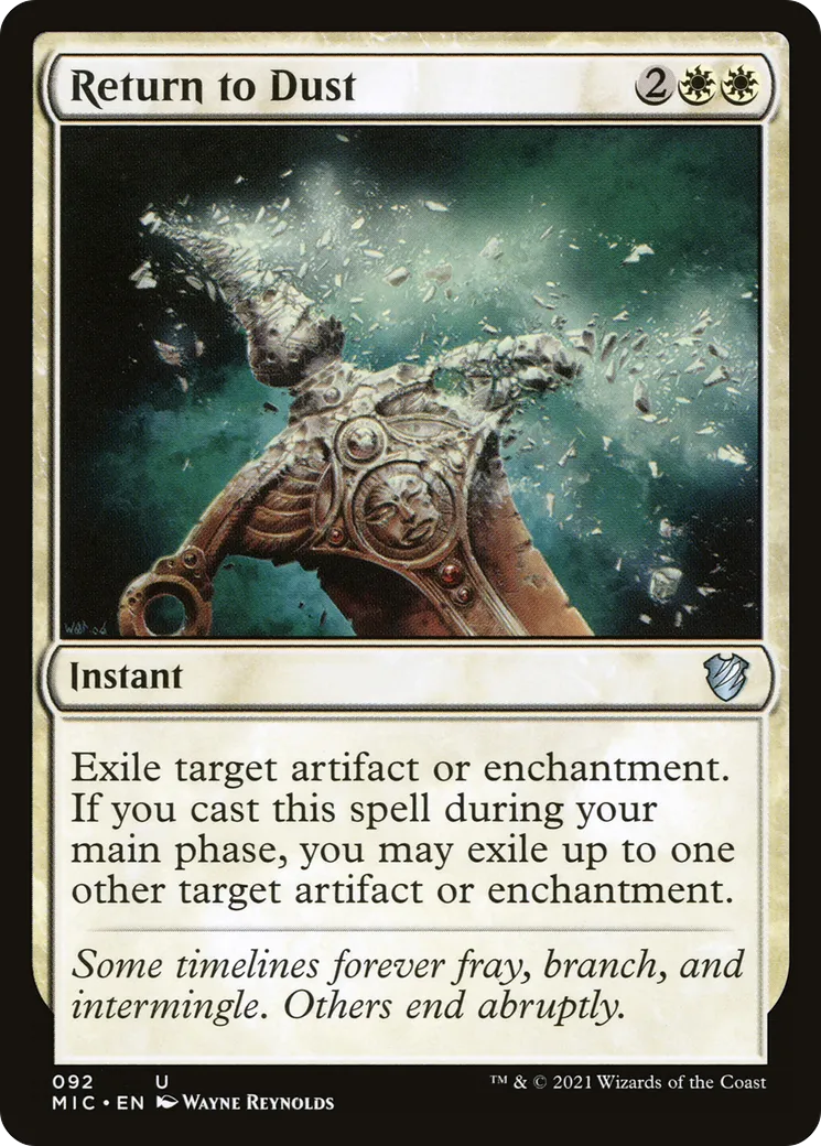 Return to Dust — Midnight Hunt Commander — Magic: The Gathering