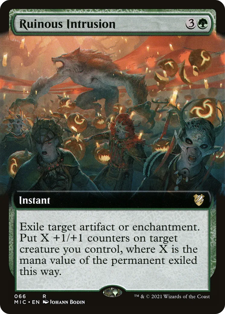 Ruinous Intrusion — Midnight Hunt Commander — Magic: The Gathering