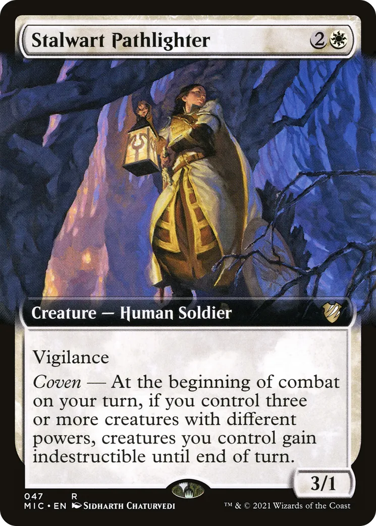 Stalwart Pathlighter — Midnight Hunt Commander — Magic: The Gathering