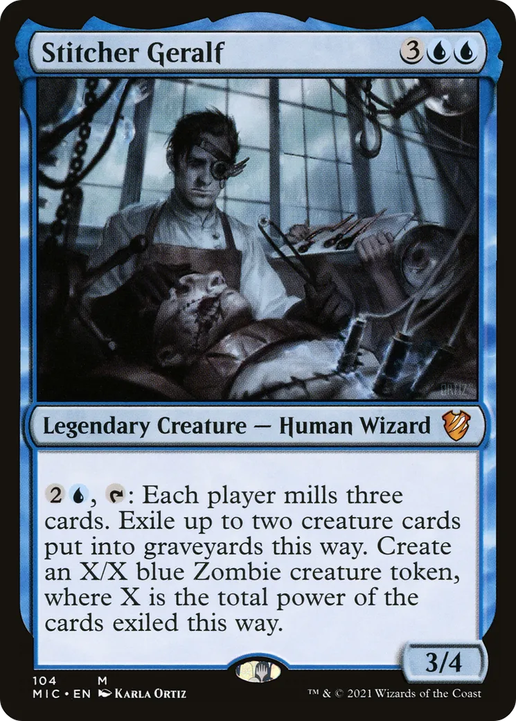 Stitcher Geralf — Midnight Hunt Commander — Magic: The Gathering