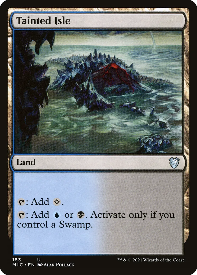 Tainted Isle — Midnight Hunt Commander — Magic: The Gathering