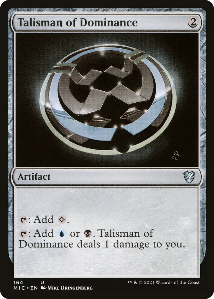 Talisman of Dominance — Midnight Hunt Commander — Magic: The Gathering