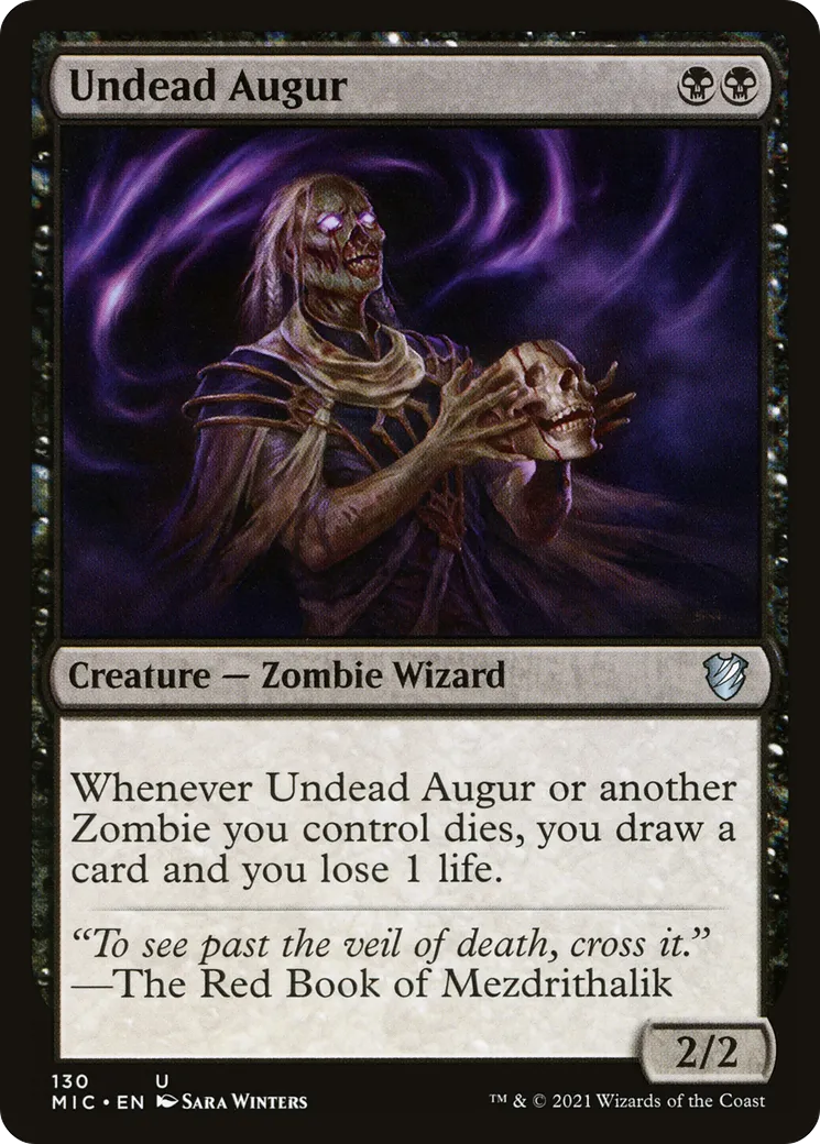 Undead Augur — Midnight Hunt Commander — Magic: The Gathering
