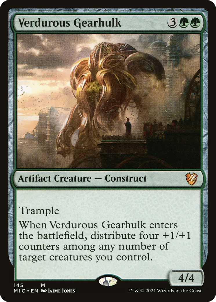 Carcasse mécanique de verdure — Midnight Hunt Commander — Magic: The Gathering
