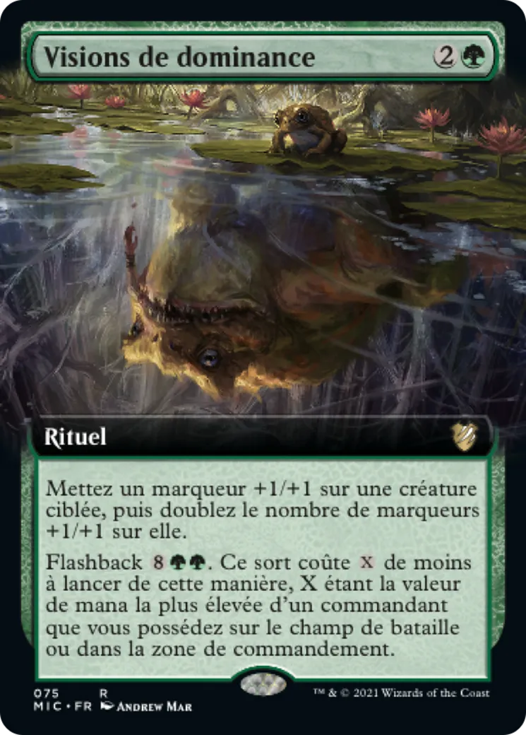 Visions de dominance — Midnight Hunt Commander — Magic: The Gathering