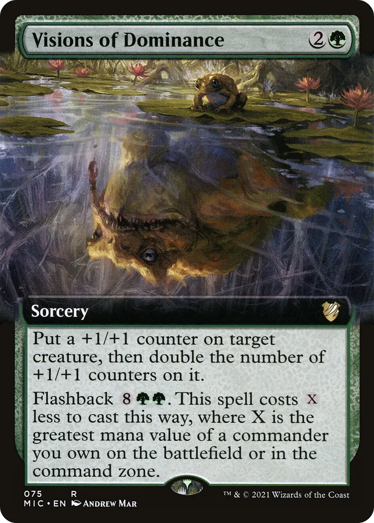 Visions of Dominance — Midnight Hunt Commander — Magic: The Gathering