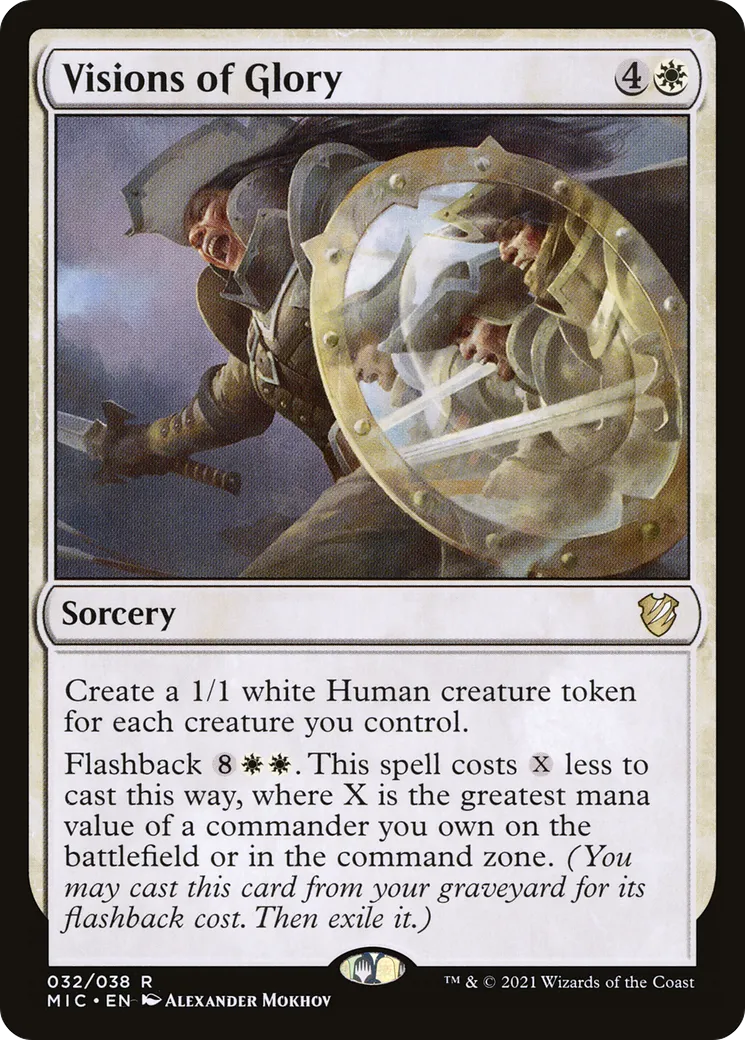 Visions de gloire — Midnight Hunt Commander — Magic: The Gathering