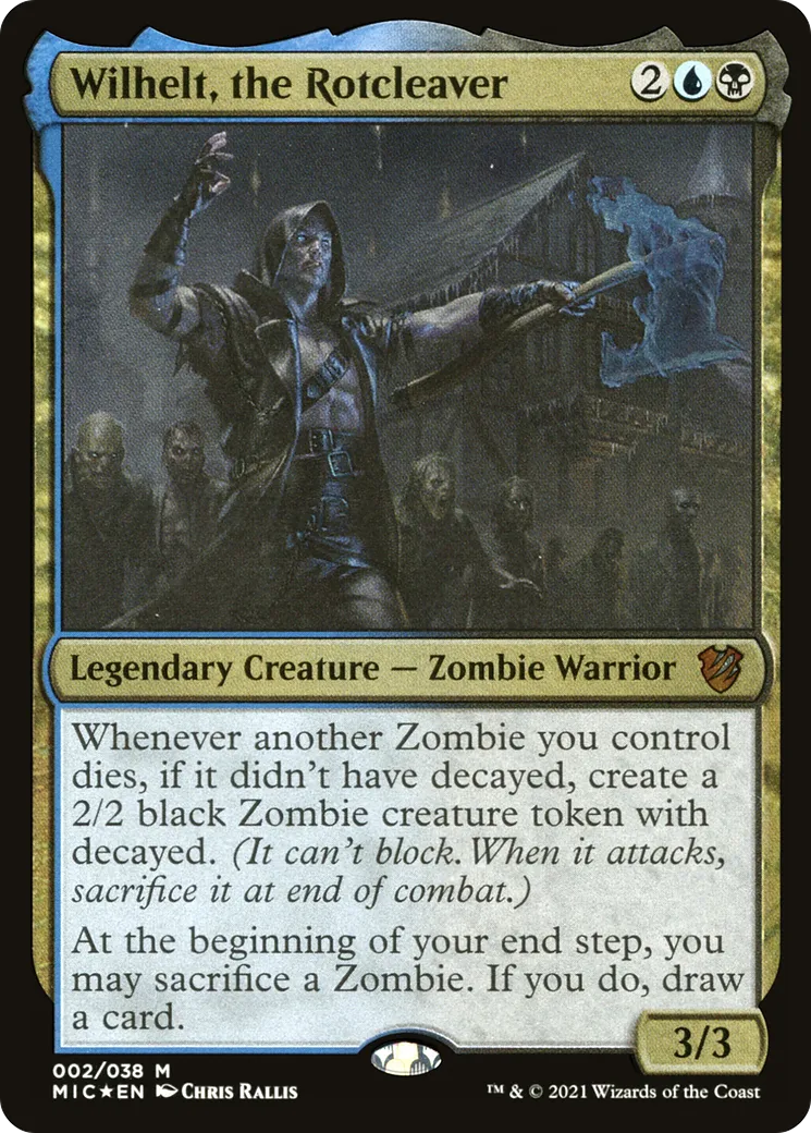 Wilhelt, hacheur de pourriture — Midnight Hunt Commander — Magic: The Gathering