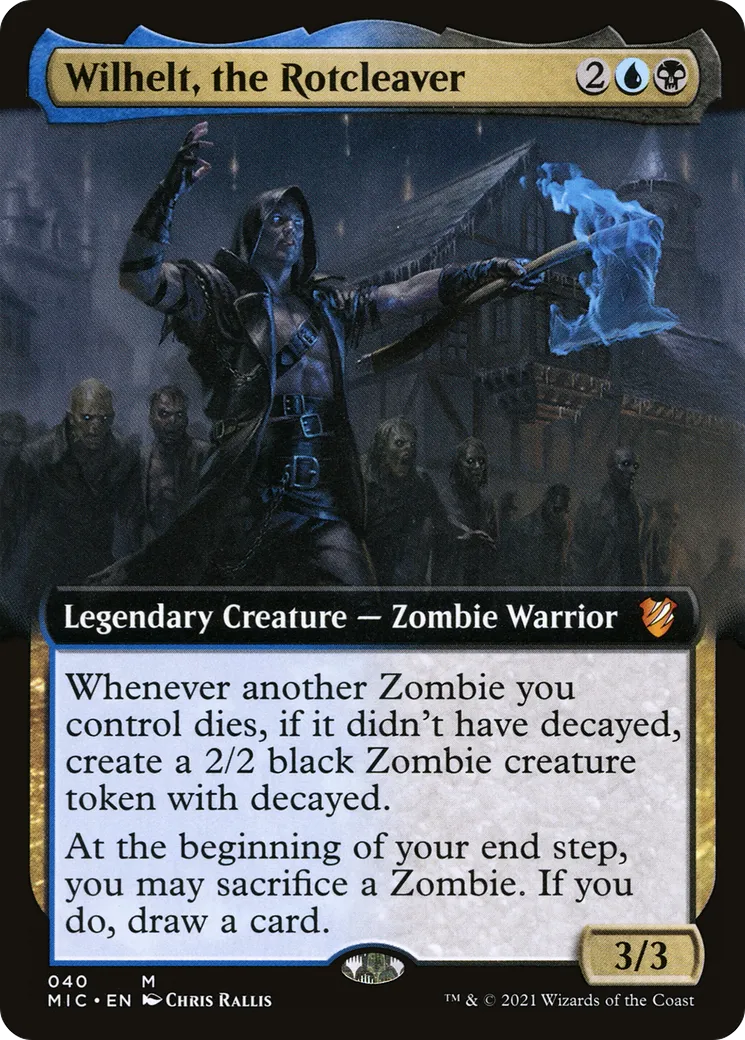 Wilhelt, hacheur de pourriture — Midnight Hunt Commander — Magic: The Gathering