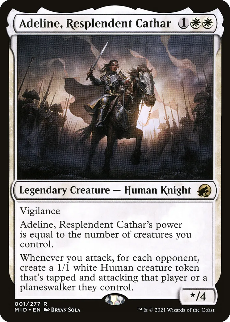 Adeline, Resplendent Cathar — Innistrad: Midnight Hunt — Magic: The Gathering