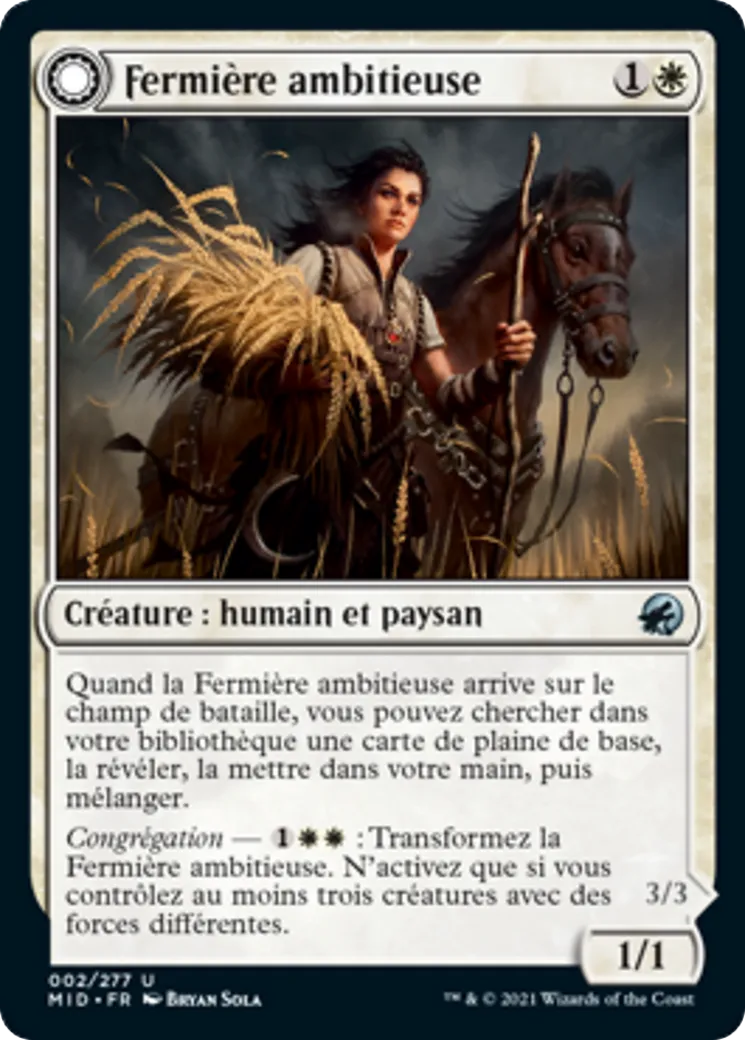 Fermière ambitieuse // Cathare aguerrie — Innistrad: Midnight Hunt — Magic: The Gathering