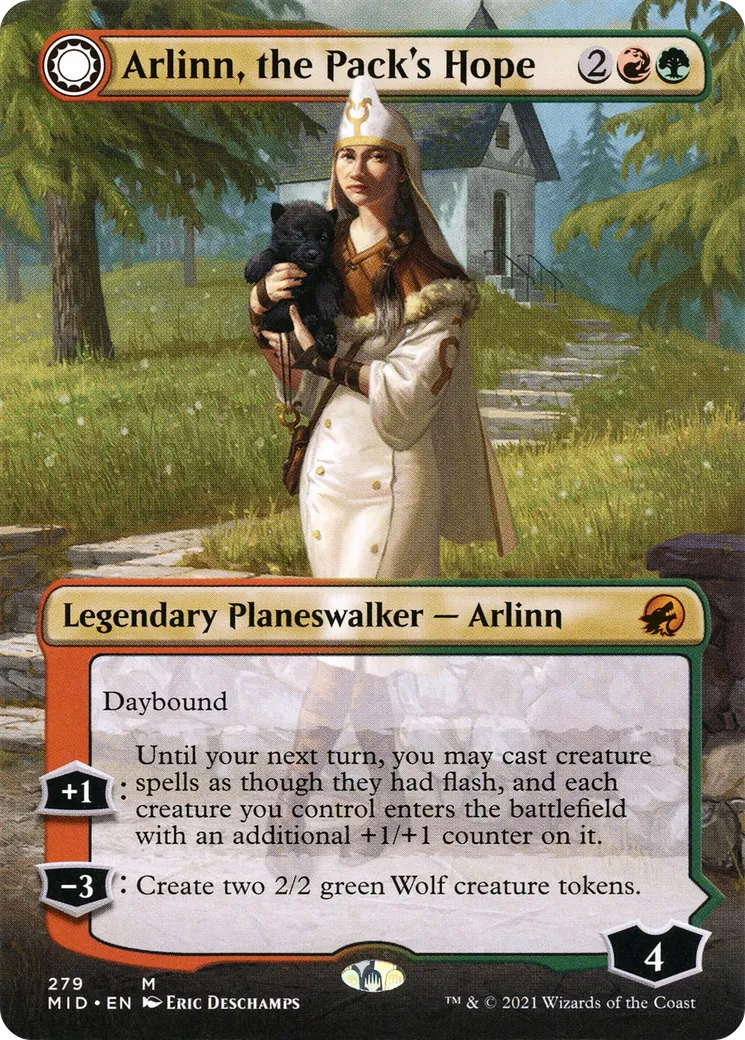 Arlinn, the Pack's Hope // Arlinn, the Moon's Fury — Innistrad: Midnight Hunt — Magic: The Gathering