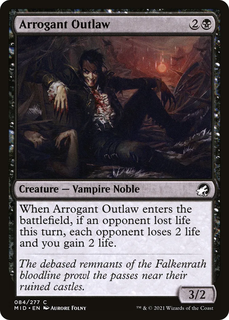 Hors-la-loi arrogant — Innistrad: Midnight Hunt — Magic: The Gathering