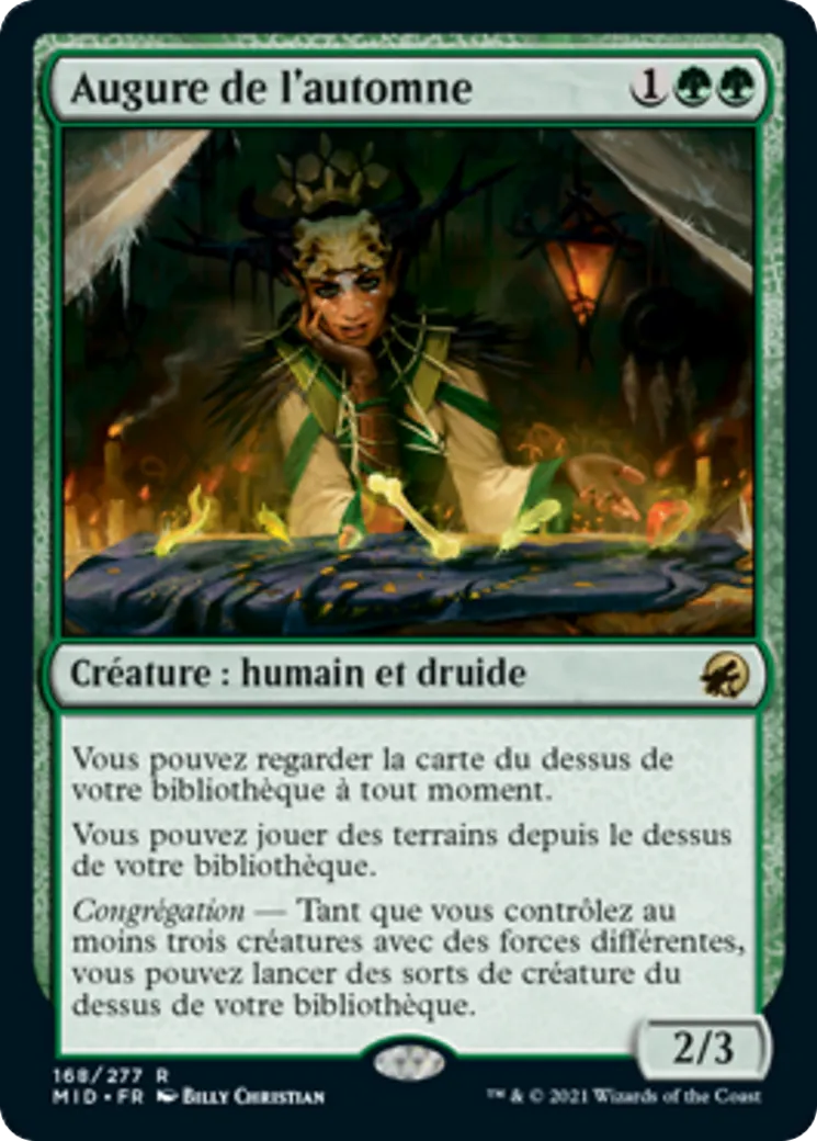 Augure de l'automne — Innistrad: Midnight Hunt — Magic: The Gathering