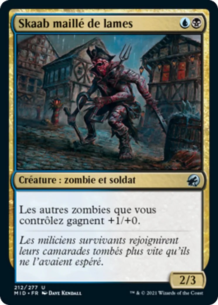 Skaab maillé de lames — Innistrad: Midnight Hunt — Magic: The Gathering