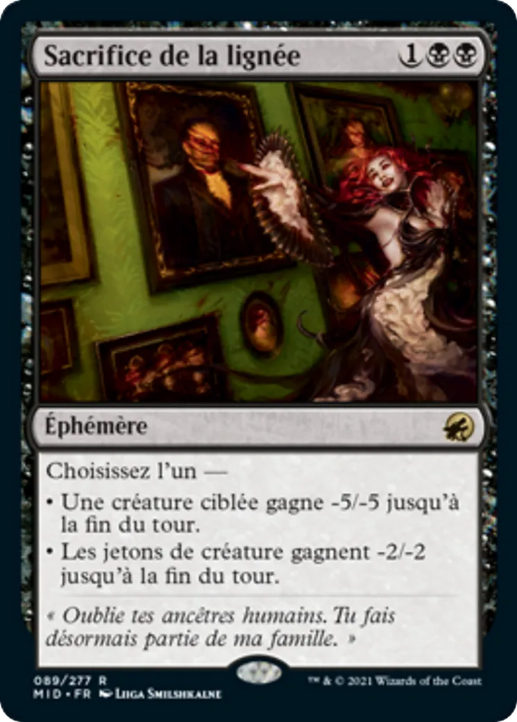 Sacrifice de la lignée — Innistrad: Midnight Hunt — Magic: The Gathering