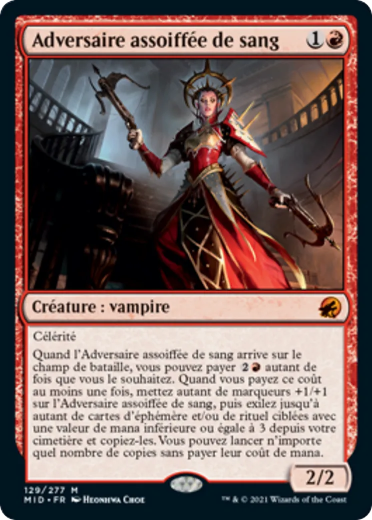 Adversaire assoiffée de sang — Innistrad: Midnight Hunt — Magic: The Gathering