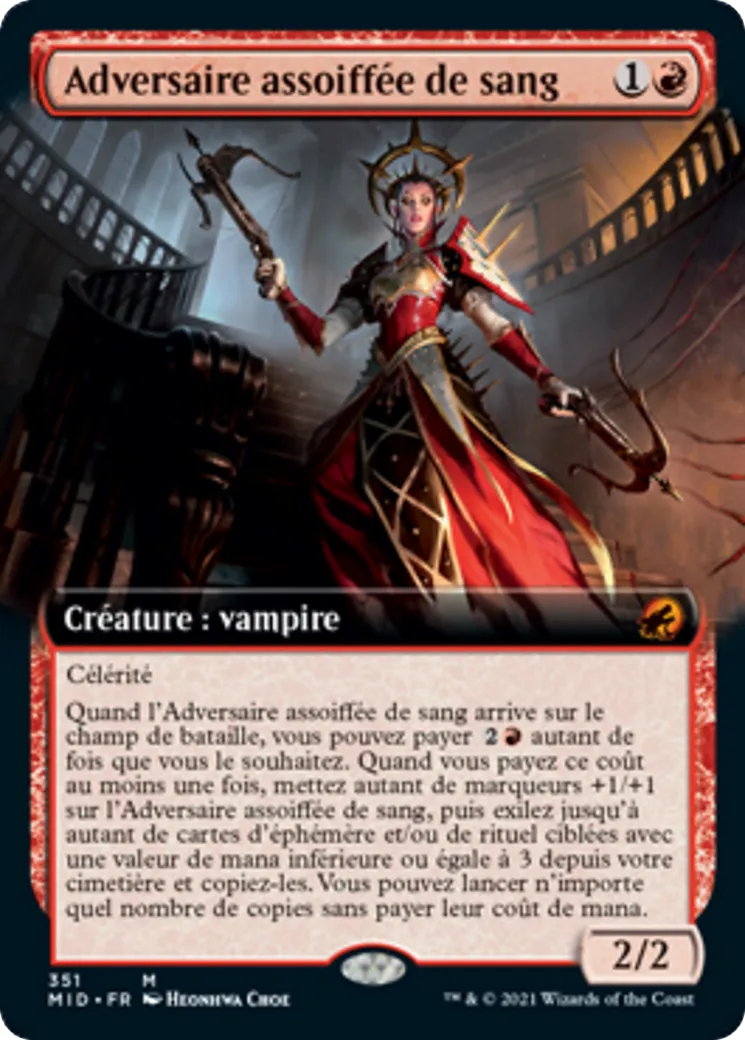 Adversaire assoiffée de sang — Innistrad: Midnight Hunt — Magic: The Gathering