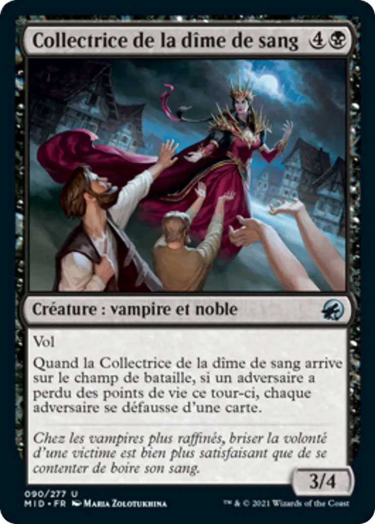Collectrice de la dîme de sang — Innistrad: Midnight Hunt — Magic: The Gathering