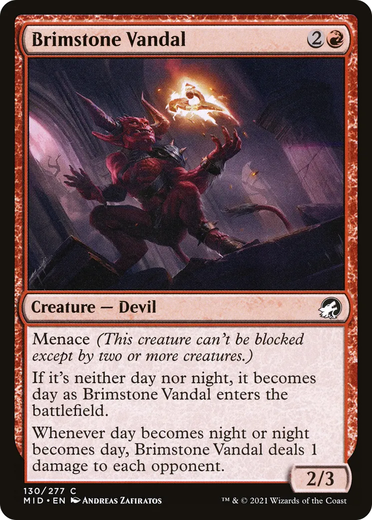 Vandale de soufre — Innistrad: Midnight Hunt — Magic: The Gathering