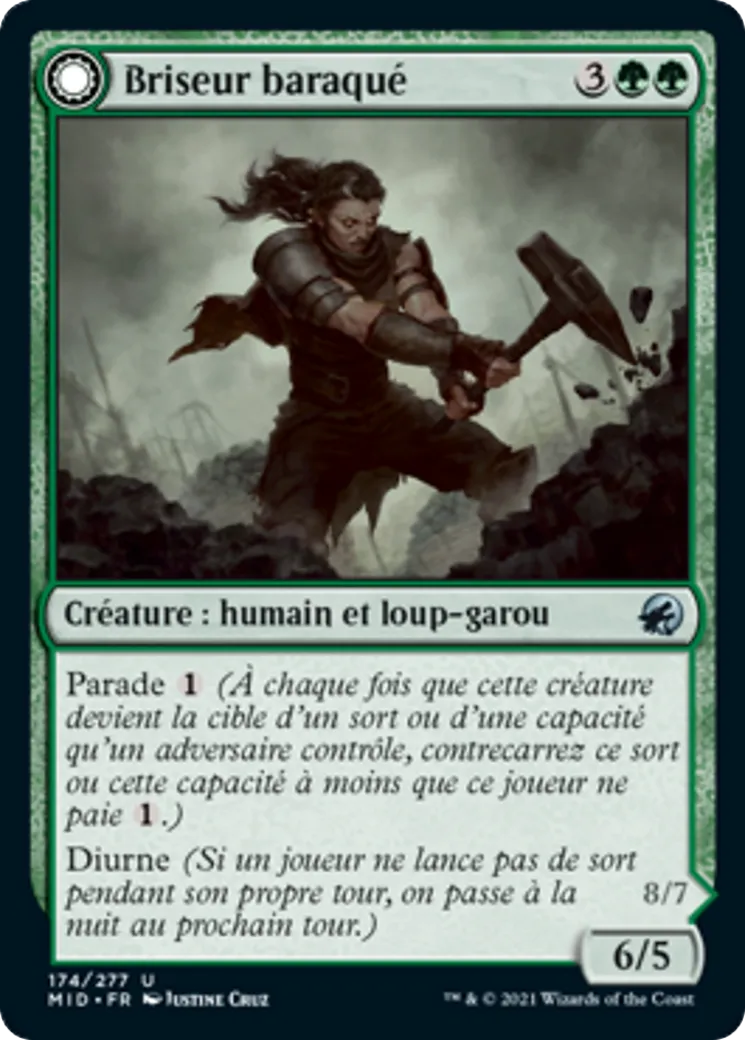 Briseur baraqué // Démolisseur Noiresouche — Innistrad: Midnight Hunt — Magic: The Gathering