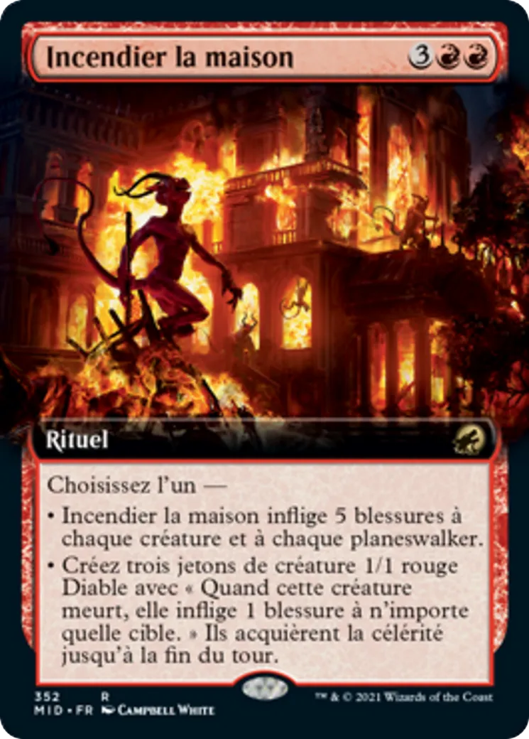 Incendier la maison — Innistrad: Midnight Hunt — Magic: The Gathering