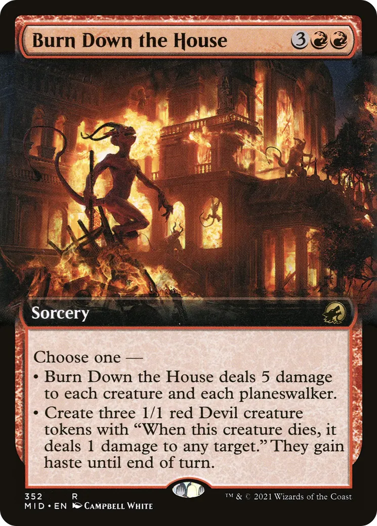 Burn Down the House — Innistrad: Midnight Hunt — Magic: The Gathering