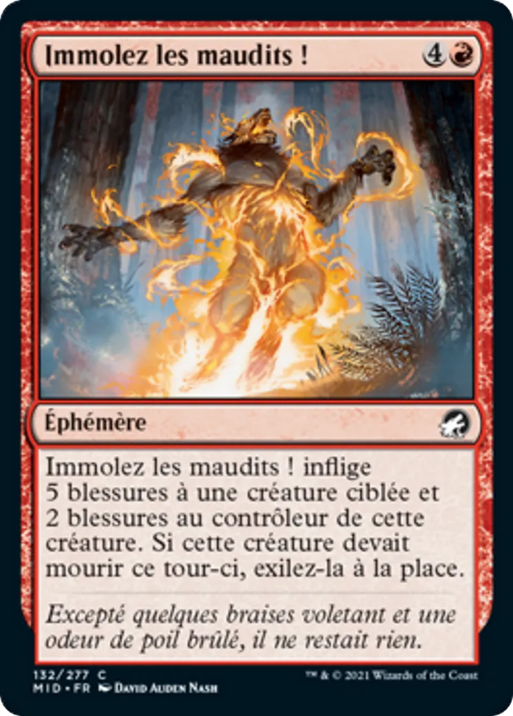 Immolez les maudits ! — Innistrad: Midnight Hunt — Magic: The Gathering