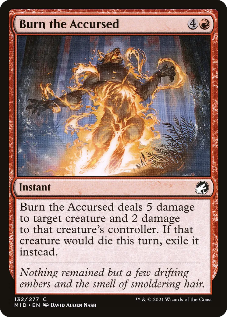 Burn the Accursed — Innistrad: Midnight Hunt — Magic: The Gathering