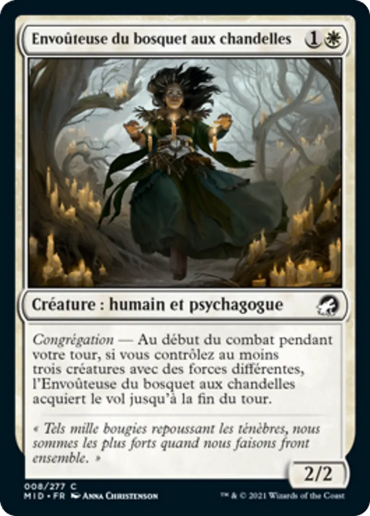 Envoûteuse du bosquet aux chandelles from Innistrad: Midnight Hunt - Magic: The Gathering