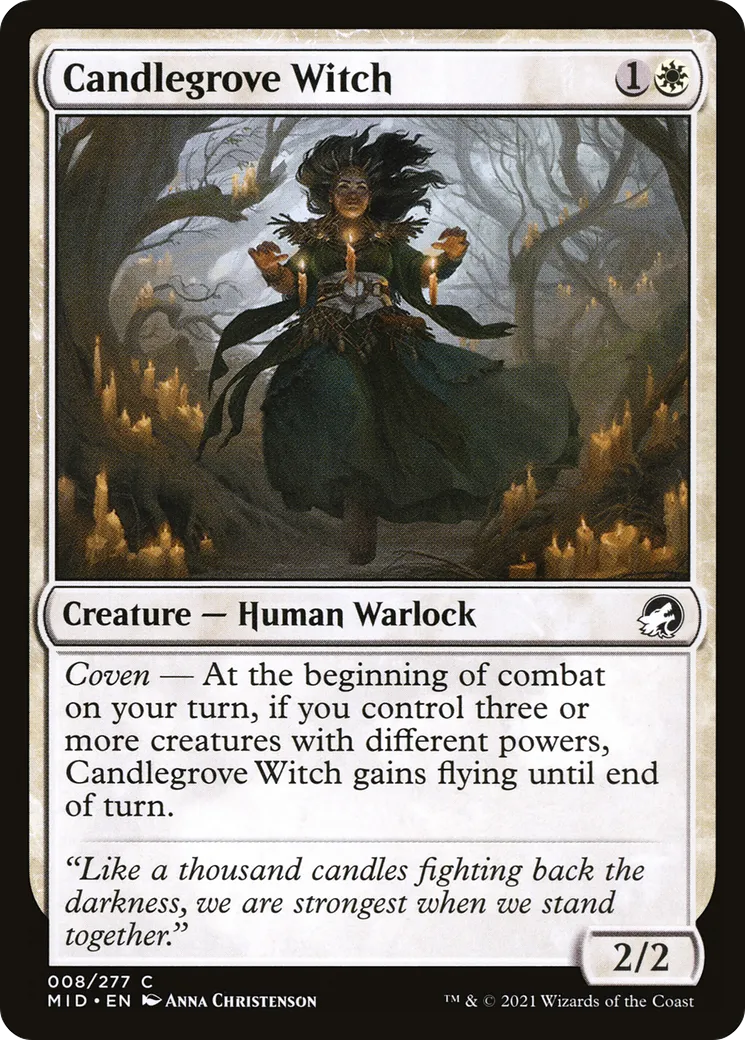 Candlegrove Witch — Innistrad: Midnight Hunt — Magic: The Gathering