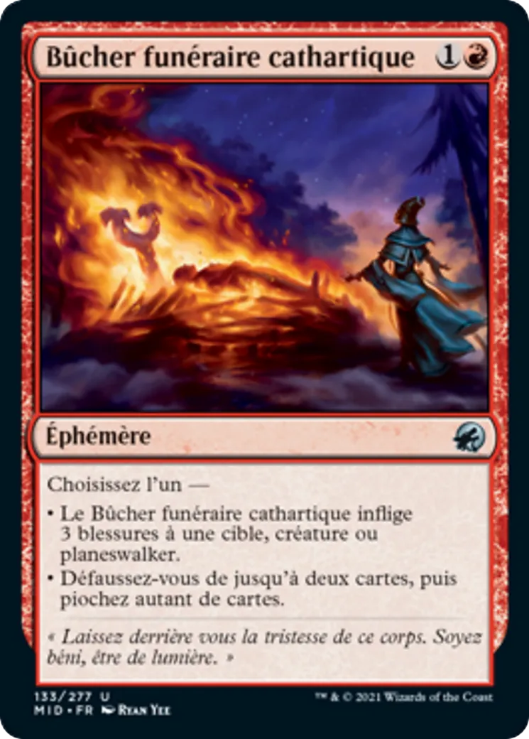 Bûcher funéraire cathartique — Innistrad: Midnight Hunt — Magic: The Gathering