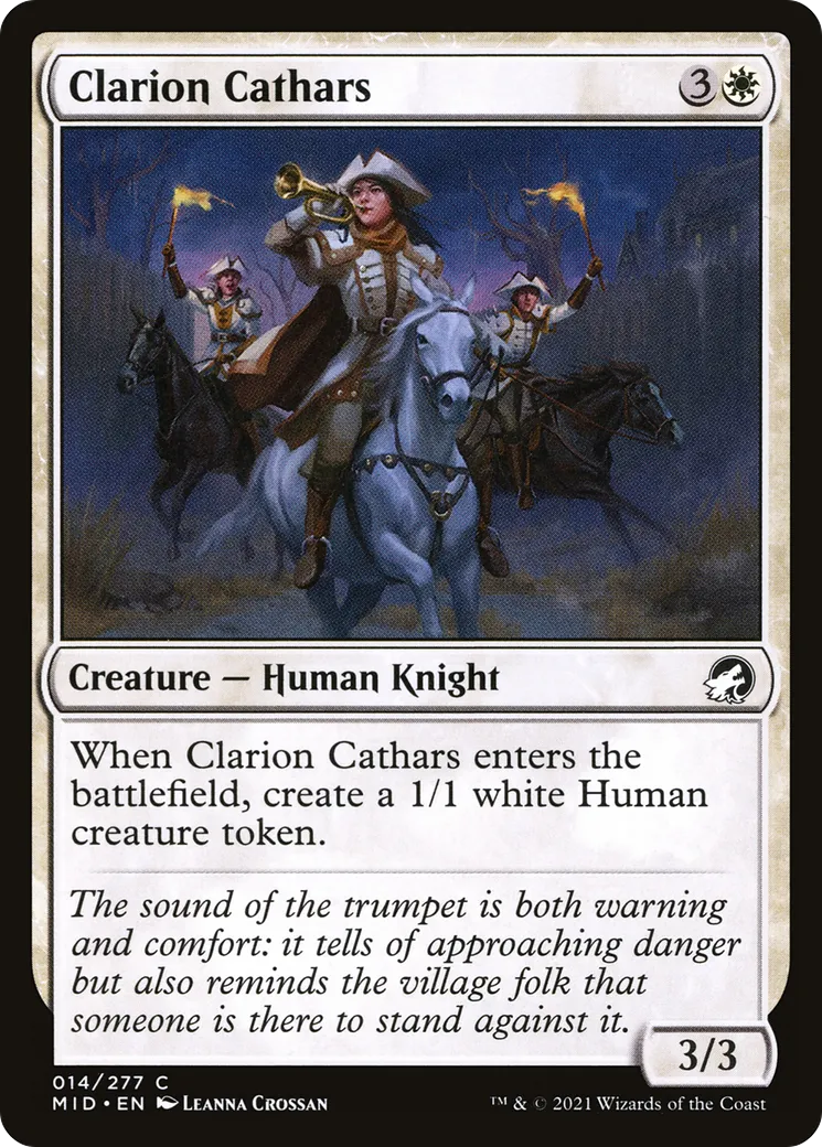 Cathares au clairon — Innistrad: Midnight Hunt — Magic: The Gathering