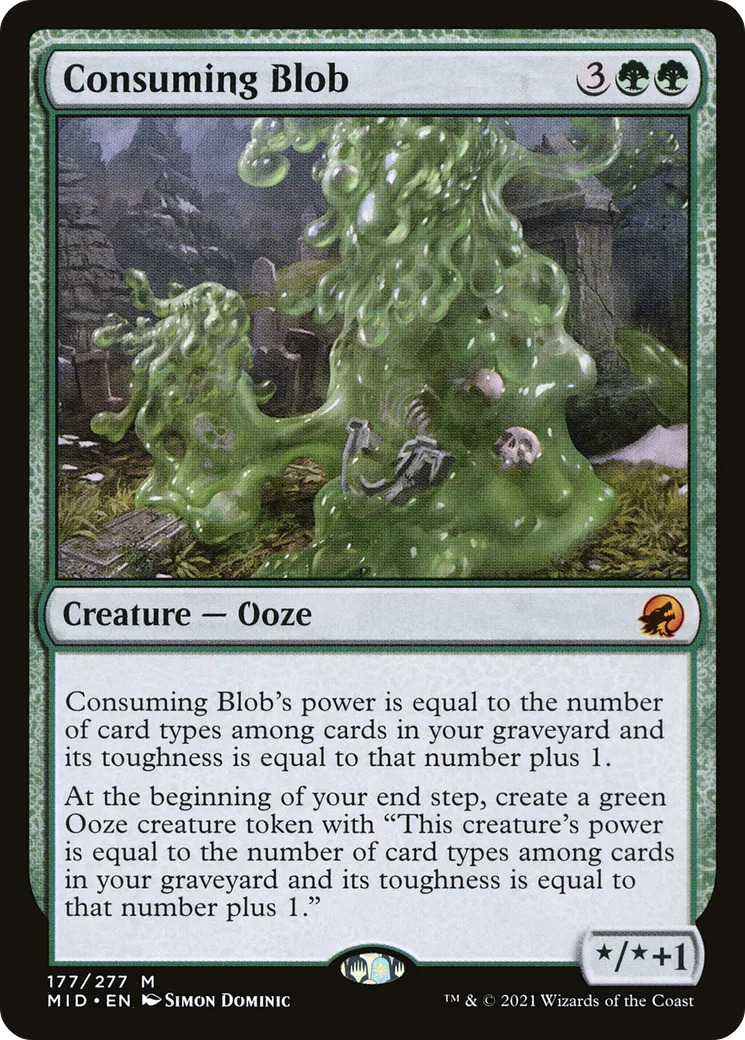 Consuming Blob — Innistrad: Midnight Hunt — Magic: The Gathering