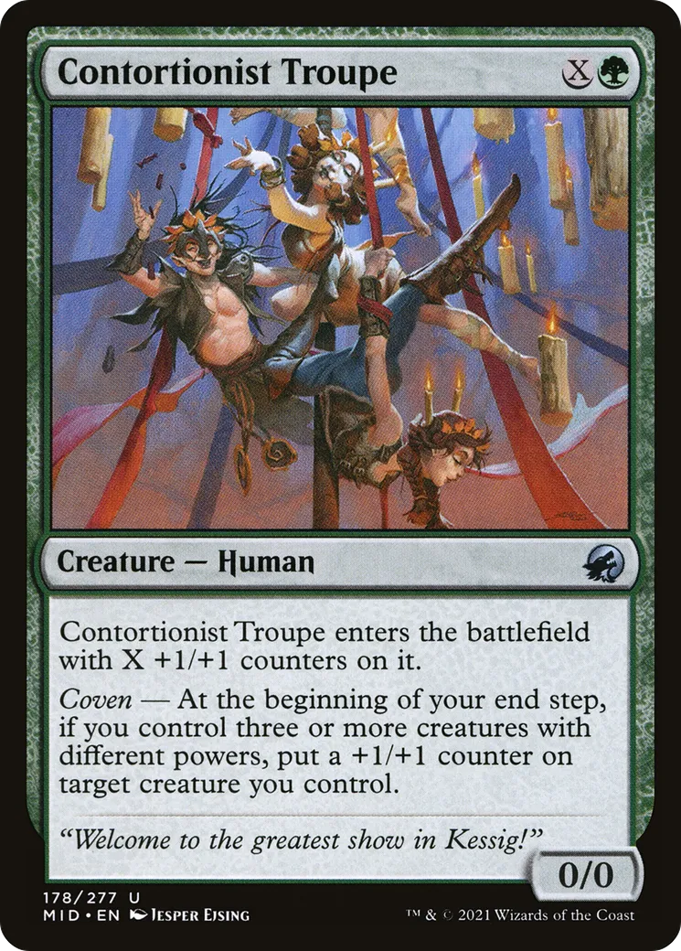 Contortionist Troupe — Innistrad: Midnight Hunt — Magic: The Gathering