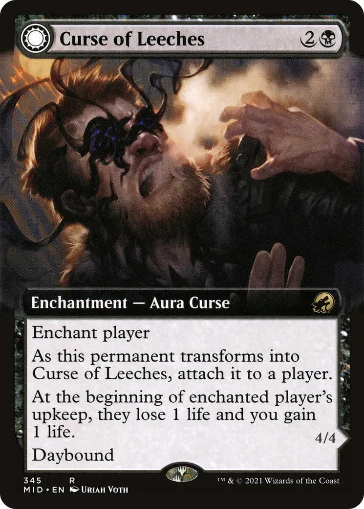 Curse of Leeches // Leeching Lurker — Innistrad: Midnight Hunt — Magic: The Gathering