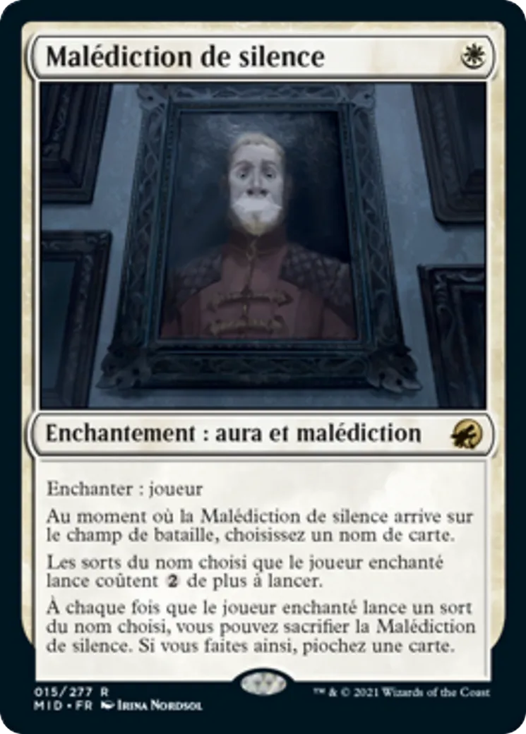 Malédiction de silence — Innistrad: Midnight Hunt — Magic: The Gathering