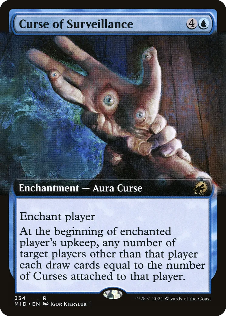 Curse of Surveillance — Innistrad: Midnight Hunt — Magic: The Gathering