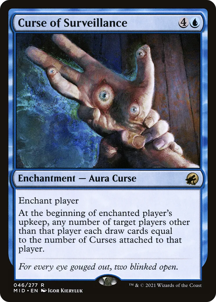 Curse of Surveillance — Innistrad: Midnight Hunt — Magic: The Gathering
