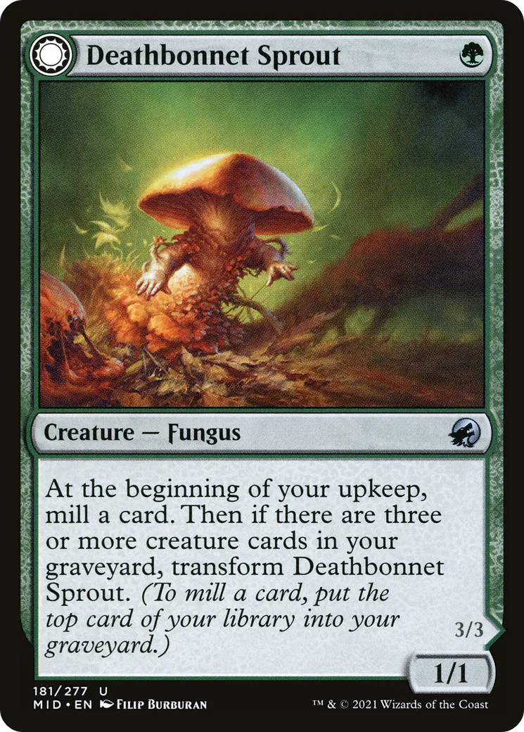 Deathbonnet Sprout // Deathbonnet Hulk — Innistrad: Midnight Hunt — Magic: The Gathering