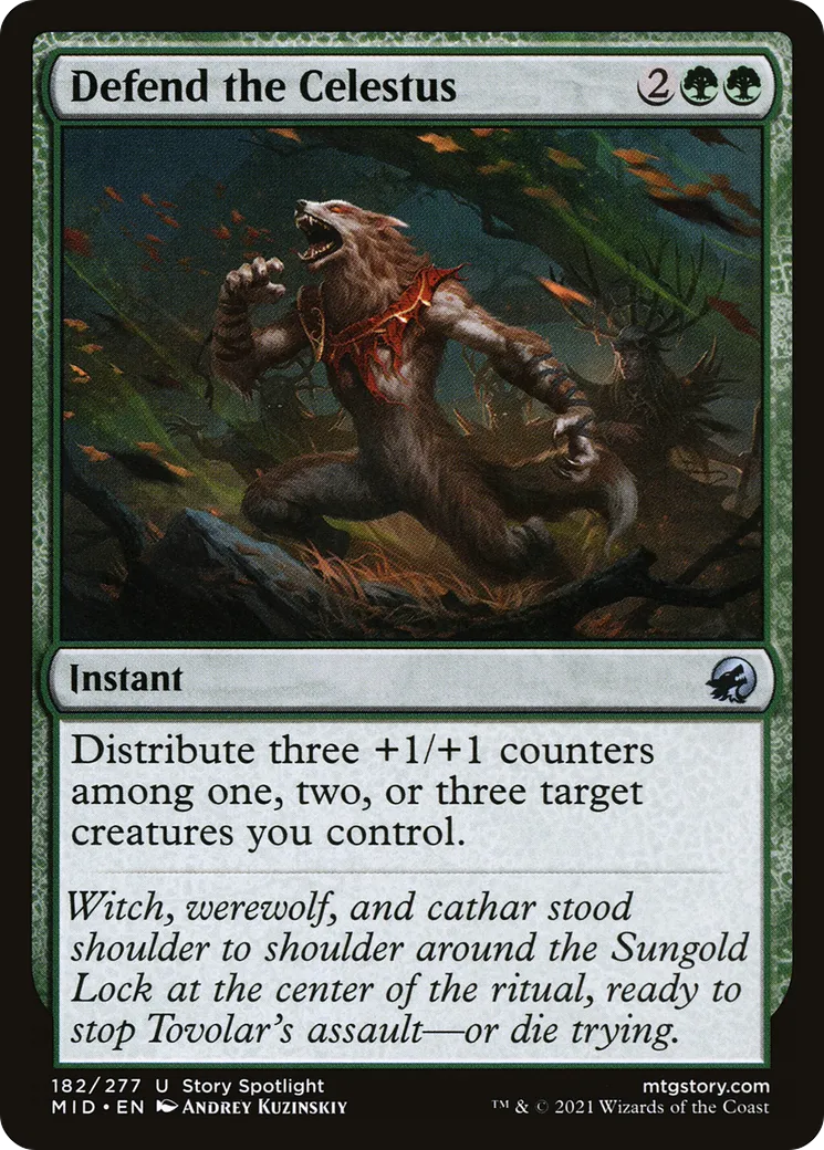 Defend the Celestus — Innistrad: Midnight Hunt — Magic: The Gathering