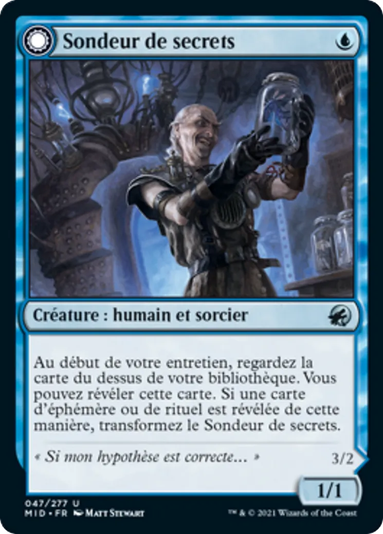 Sondeur de secrets // Aberration insectoïde — Innistrad: Midnight Hunt — Magic: The Gathering