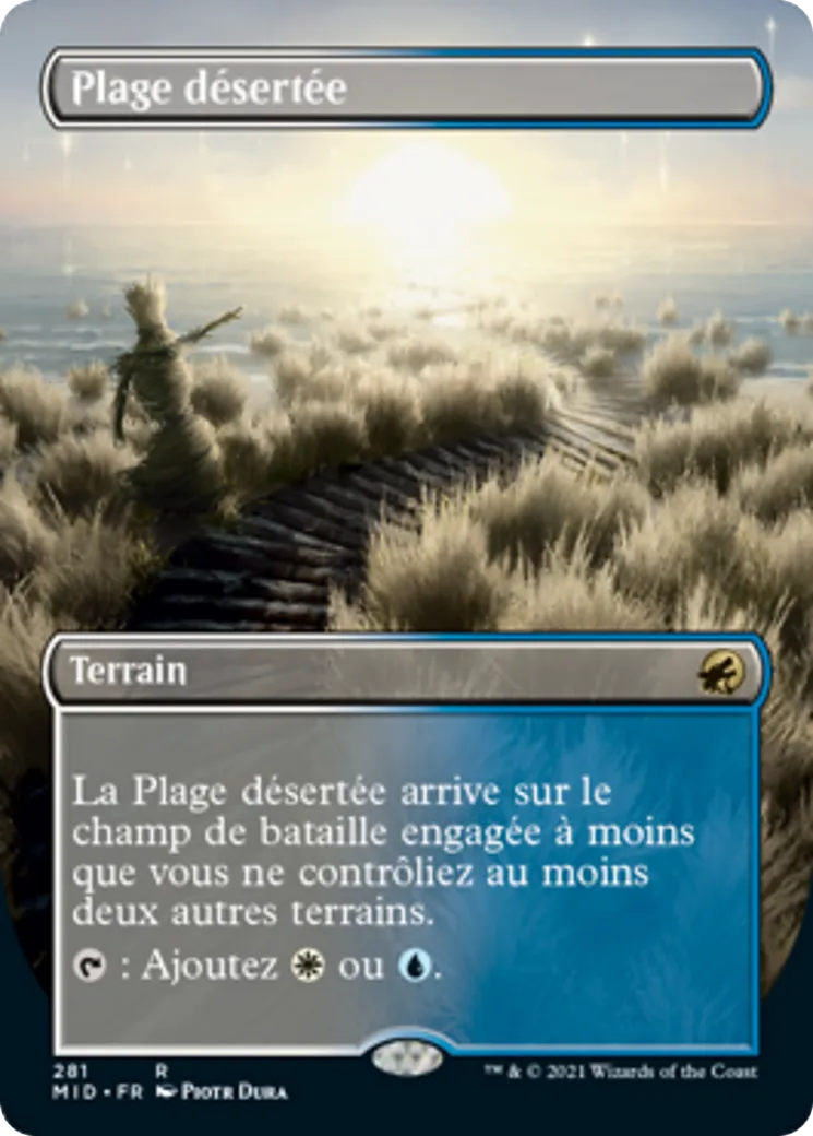 Plage désertée — Innistrad: Midnight Hunt — Magic: The Gathering
