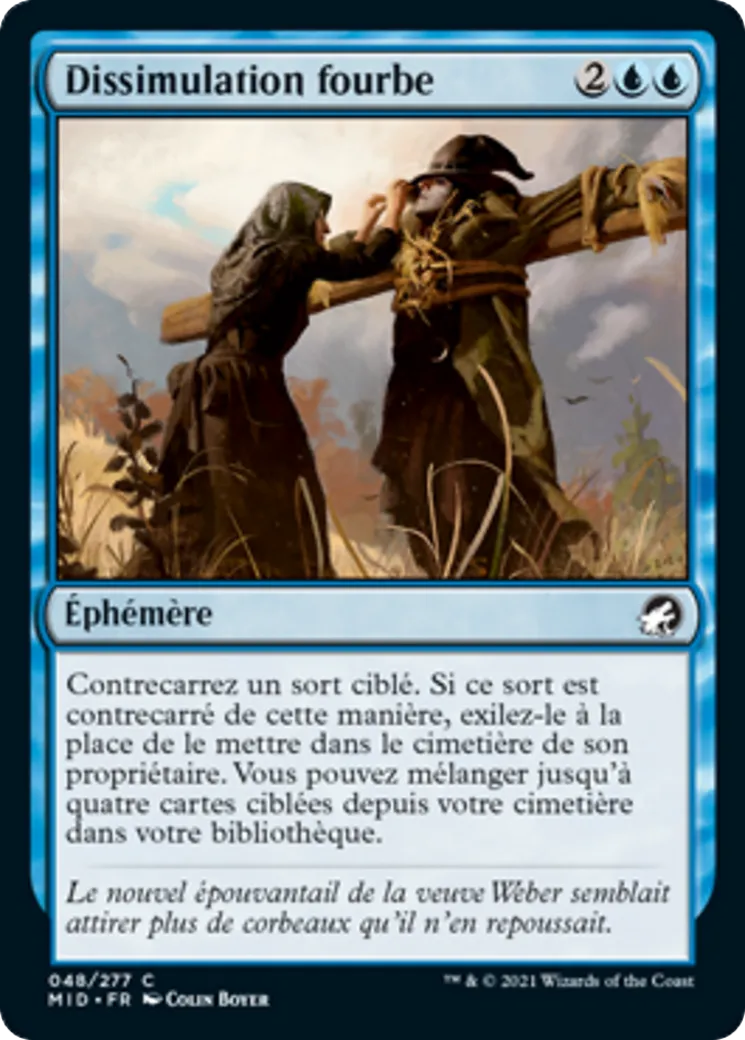 Dissimulation fourbe — Innistrad: Midnight Hunt — Magic: The Gathering